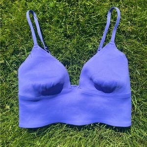 Free People Sage Longline Bralette NWOT